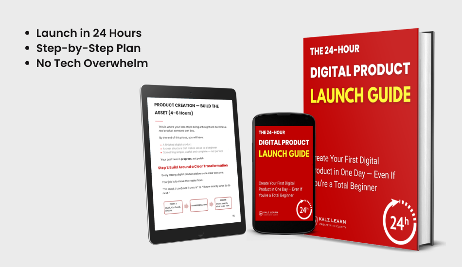 24 Hour Digital Product Launch Guide
