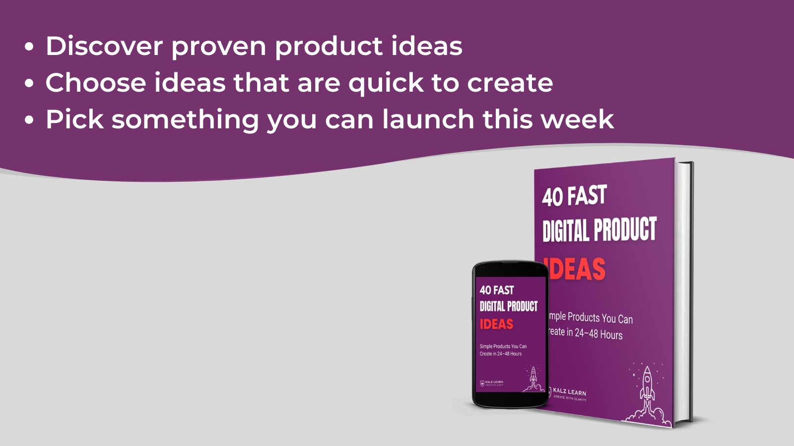 40 Fast Digital Product Ideas